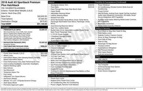 Another view of 2018 Audi A5 2.0T Premium Plus for sale in Middleburg Heights, OH at Audi Middleburg Heights