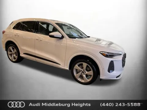 White 2025 Audi Q5 2.0T Premium Plus for sale in Middleburg Heights, OH