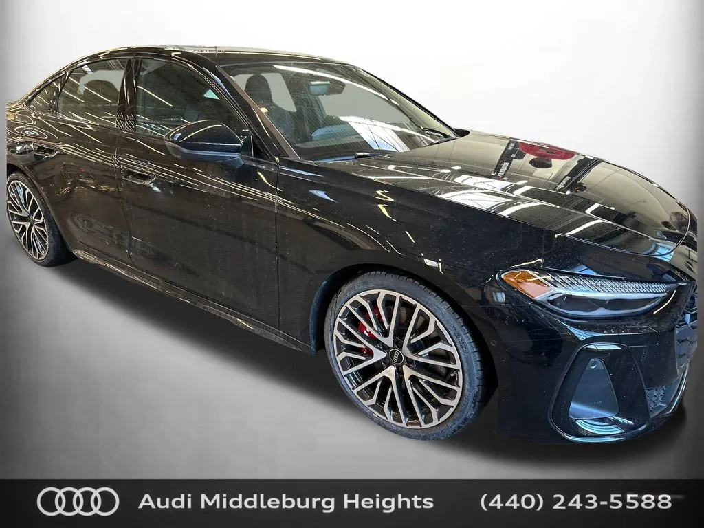 Black 2025 Audi S5 Premium Plus for sale in Middleburg Heights, OH