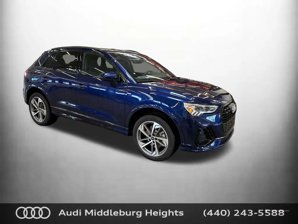 Blue 2025 Audi Q3 Premium for sale in Middleburg Heights, OH