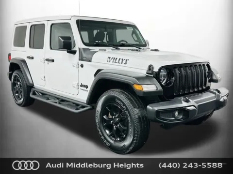 White 2021 Jeep Wrangler Unlimited Willys for sale in Middleburg Heights, OH