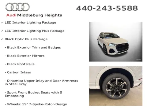 More photos of 2025 Audi Q3 Premium Plus at Audi Middleburg Heights, OH