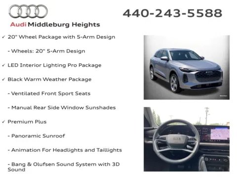 More photos of 2025 Audi Q5 2.0T Premium Plus at Audi Middleburg Heights, OH