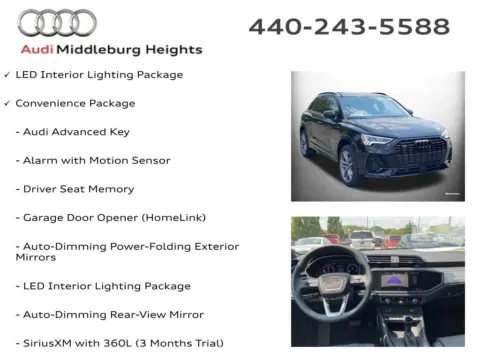 More photos of 2025 Audi Q3 Premium at Audi Middleburg Heights, OH