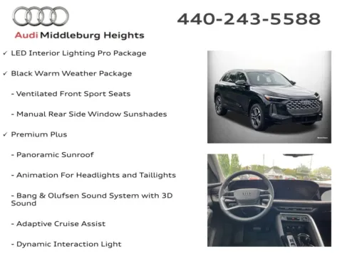 More photos of 2025 Audi All-new Q5 2.0T Premium Plus at Audi Middleburg Heights, OH