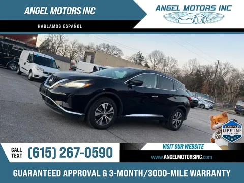 Black 2020 NISSAN MURANO SV for sale in Smyrna, TN