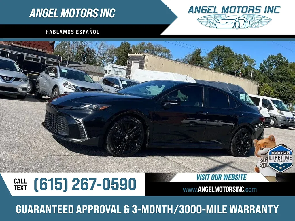 Black 2025 TOYOTA CAMRY SE for sale in Smyrna, TN