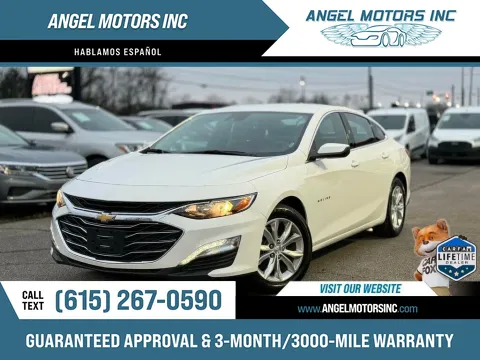 White 2023 CHEVROLET MALIBU LT for sale in Smyrna, TN