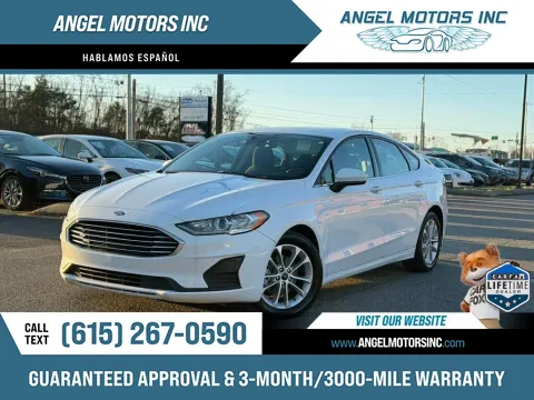 White 2020 FORD FUSION SE for sale in Smyrna, TN