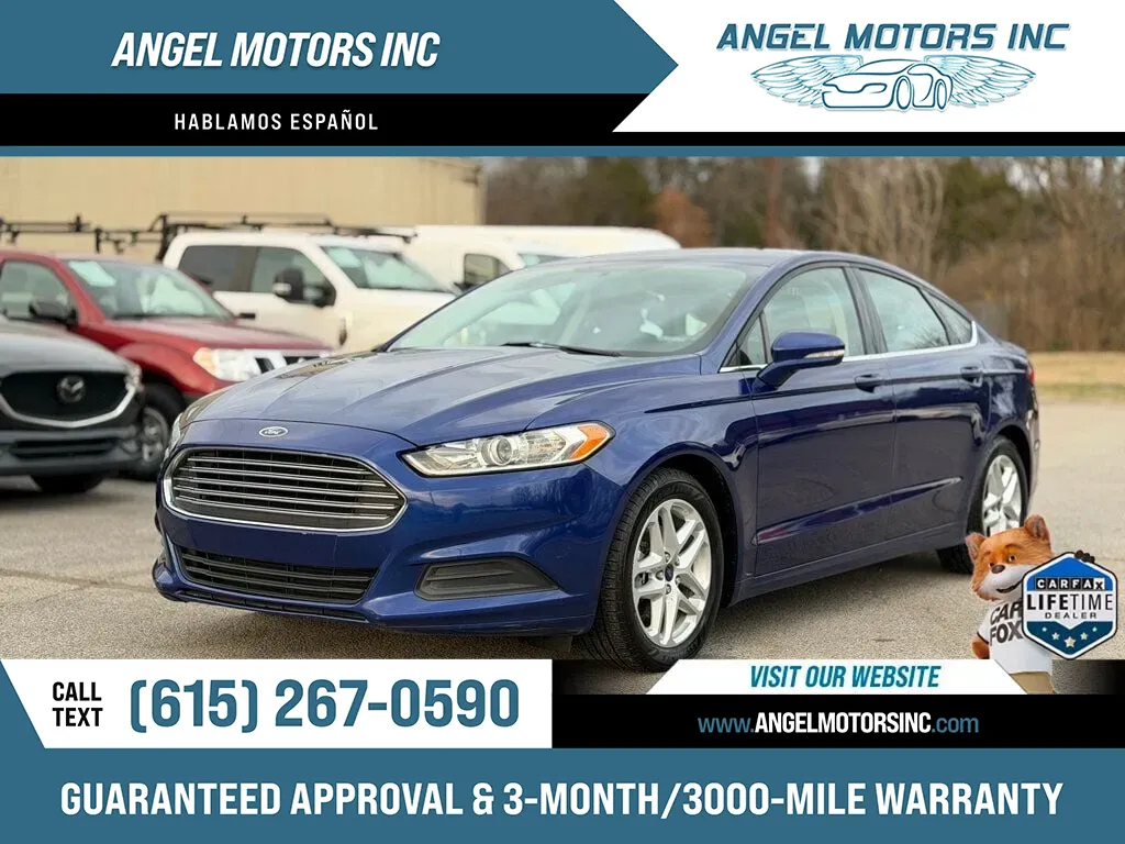 Blue 2016 FORD FUSION SE for sale in Smyrna, TN