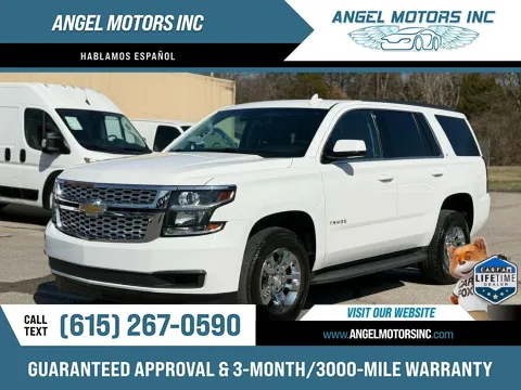 White 2017 CHEVROLET TAHOE 1500 LT for sale in Smyrna, TN