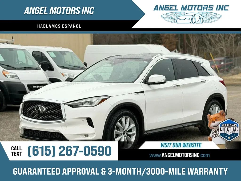 White 2019 INFINITI QX50 ESSENTIAL for sale in Smyrna, TN