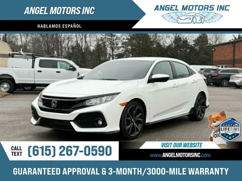 White 2019 HONDA CIVIC SPORT for sale in Smyrna, TN