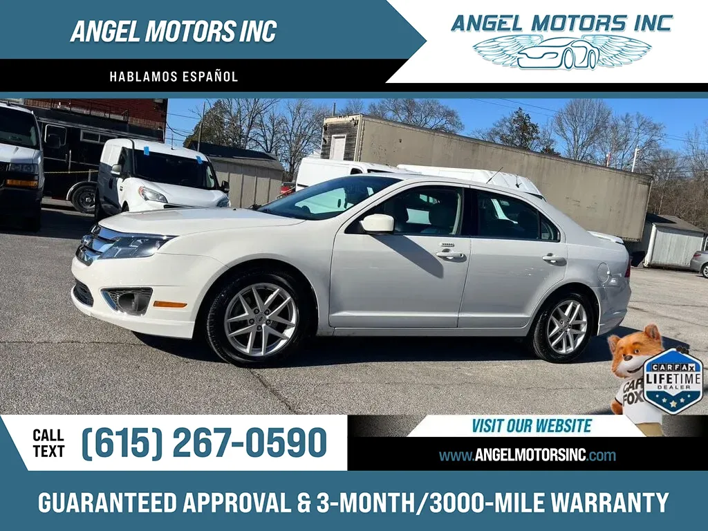 White 2012 FORD FUSION SEL for sale in Smyrna, TN