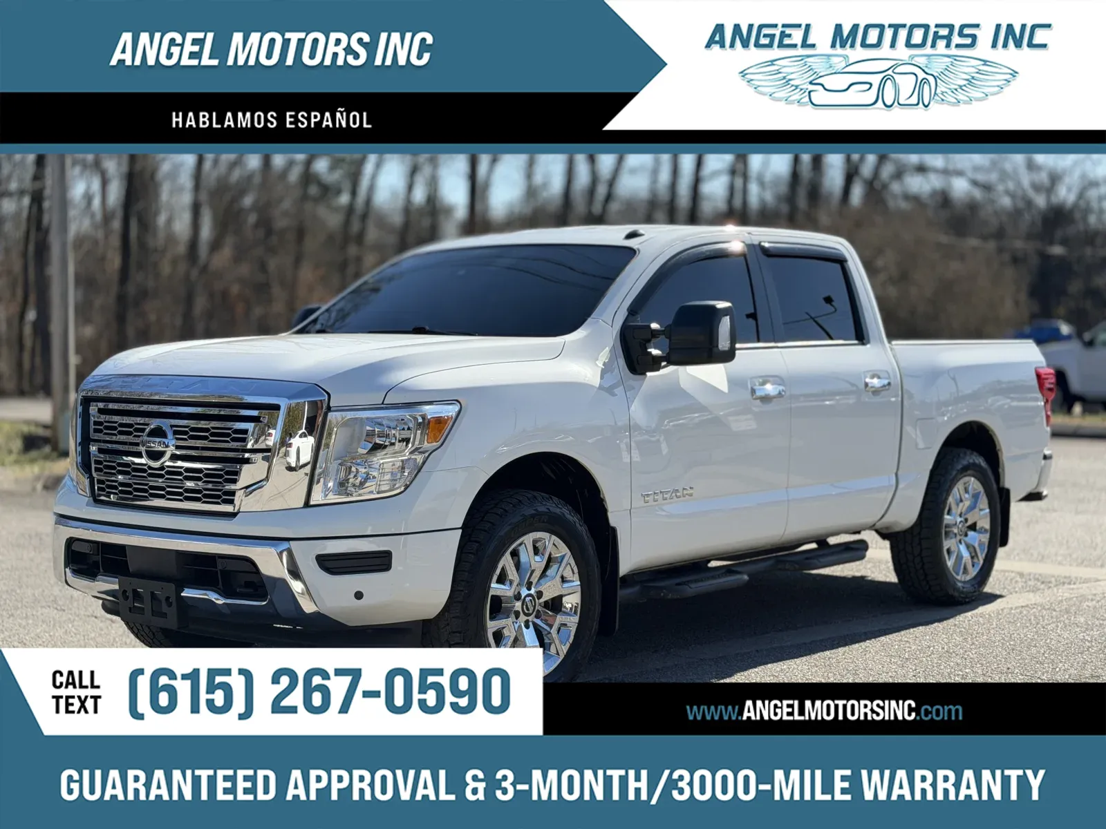 White 2021 NISSAN TITAN SV for sale in Smyrna, TN