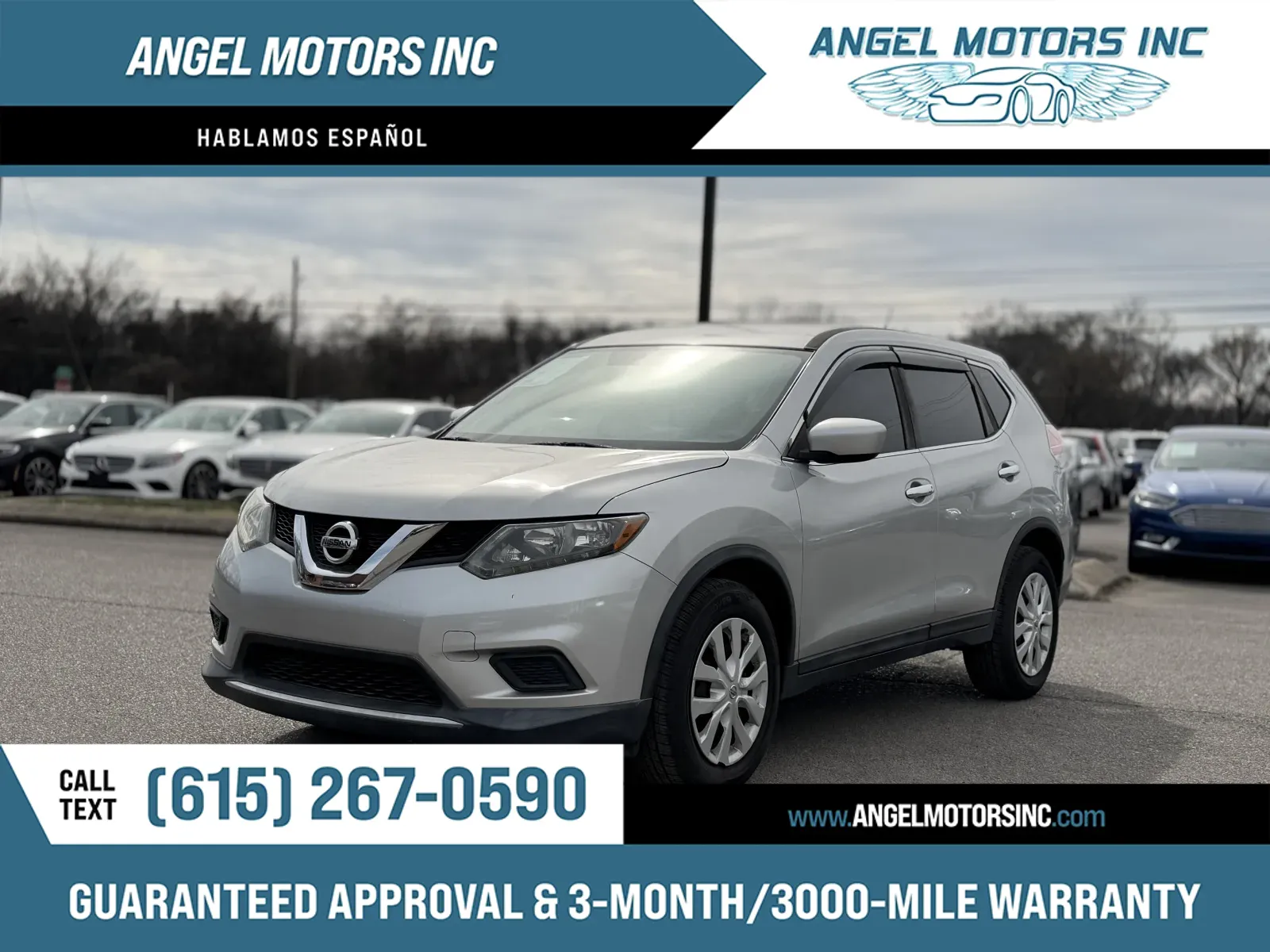 Silver 2016 Nissan Rogue S for sale in Smyrna, TN