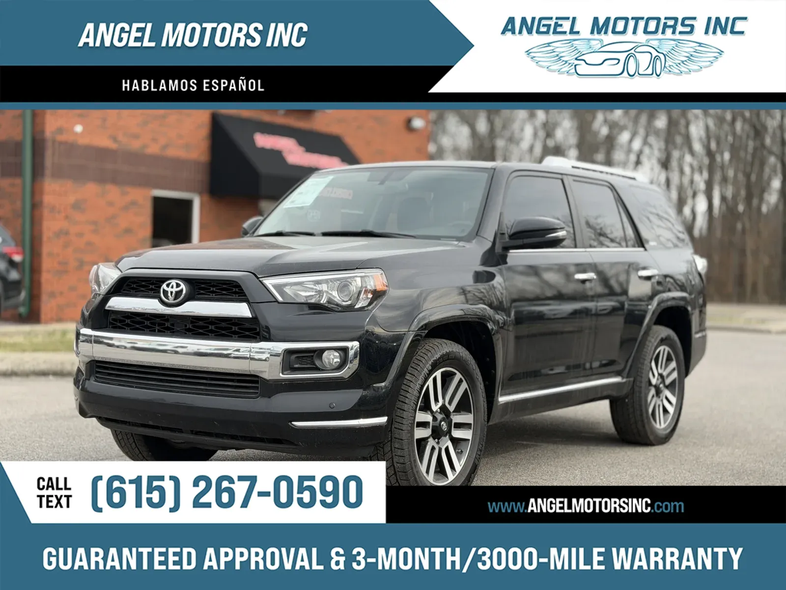 Black 2018 Toyota 4Runner Limited for sale in Smyrna, TN
