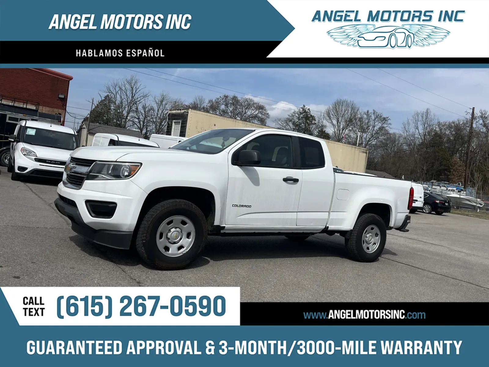 White 2019 Chevrolet Colorado Work Truck for sale in Smyrna, TN
