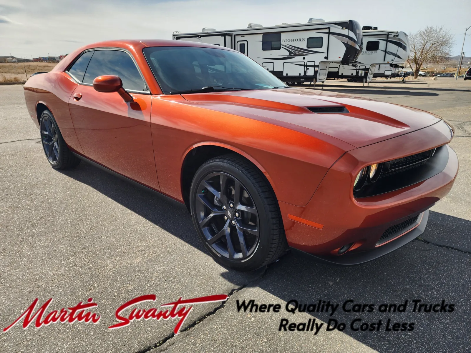 Orange 2021 Dodge Challenger SXT for sale in Lake Havasu City, AZ