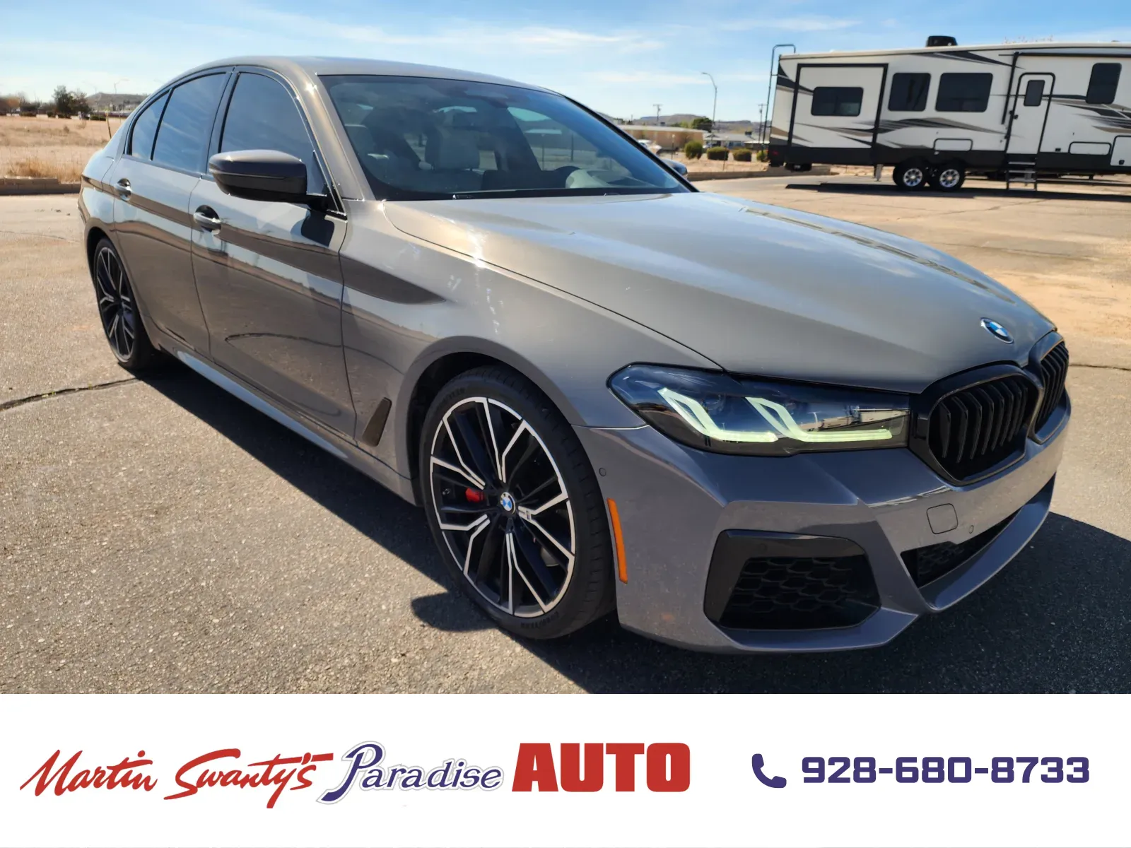 Gray 2022 BMW 5 Series 540i for sale in Lake Havasu City, AZ