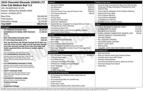 More photos of 2025 Chevrolet Silverado 2500 HD LTZ at Graff Chevrolet, INC., MI