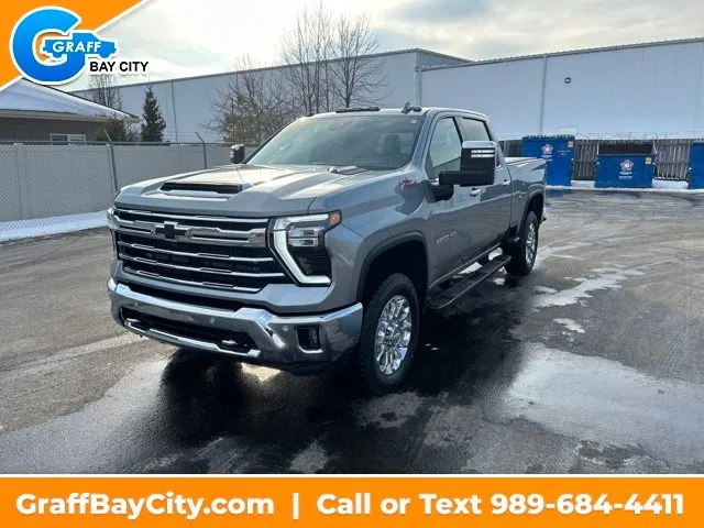 Gray 2025 Chevrolet Silverado 2500HD LTZ for sale in Bay City, MI