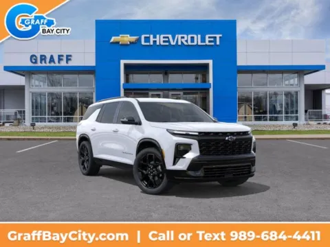 White 2026 Chevrolet Traverse RS for sale in Bay City, MI