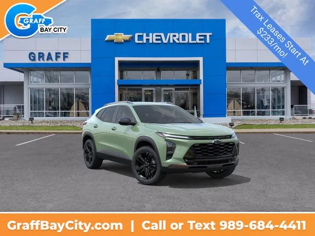 Green 2026 Chevrolet Trax ACTIV for sale in Bay City, MI