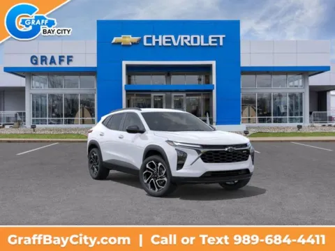 White 2026 Chevrolet Trax 2RS for sale in Bay City, MI