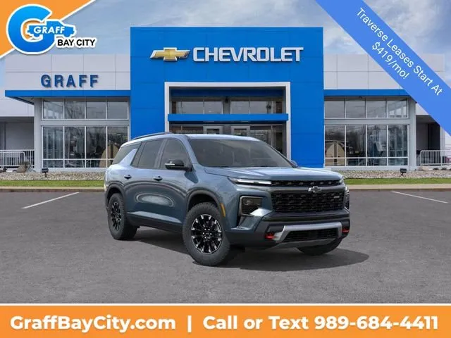 Blue 2026 Chevrolet Traverse Z71 for sale in Bay City, MI