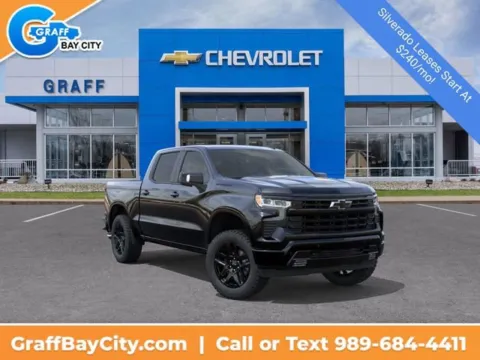 Black 2026 Chevrolet Silverado 1500 RST for sale in Bay City, MI