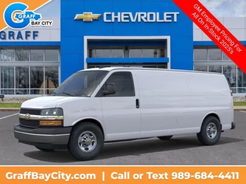 Photos of 2025 Chevrolet Express 3500 Work Van for sale in Bay City, MI at Graff Chevrolet, INC.