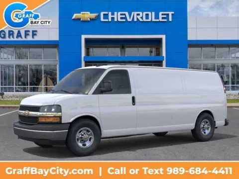 Photos of 2025 Chevrolet Express Cargo WT for sale in Bay City, MI at Graff Chevrolet, INC.