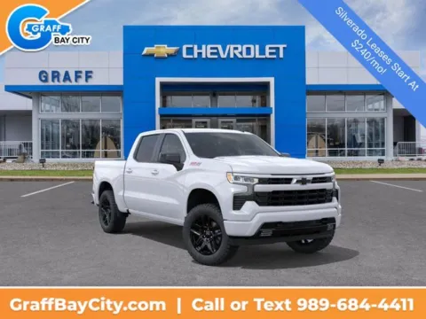 White 2026 Chevrolet Silverado 1500 RST for sale in Bay City, MI