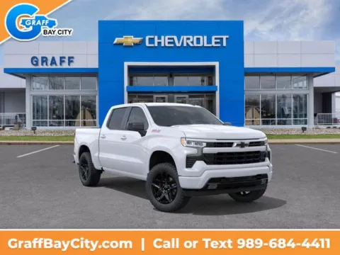White 2026 Chevrolet Silverado 1500 RST for sale in Bay City, MI