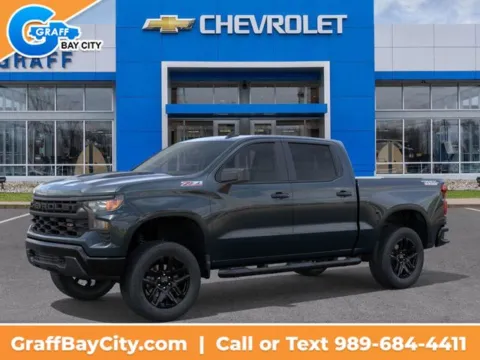 Photos of 2026 Chevrolet Silverado 1500 Custom Trail Boss for sale in Bay City, MI at Graff Chevrolet, INC.