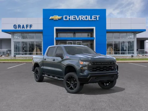Gray 2026 Chevrolet Silverado 1500 Custom Trail Boss for sale in Bay City, MI