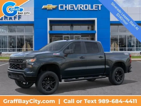 Photos of 2026 Chevrolet Silverado 1500 Custom Trail Boss for sale in Bay City, MI at Graff Chevrolet, INC.