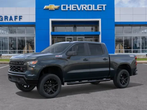 Photos of 2026 Chevrolet Silverado 1500 Custom Trail Boss for sale in Bay City, MI at Graff Chevrolet, INC.