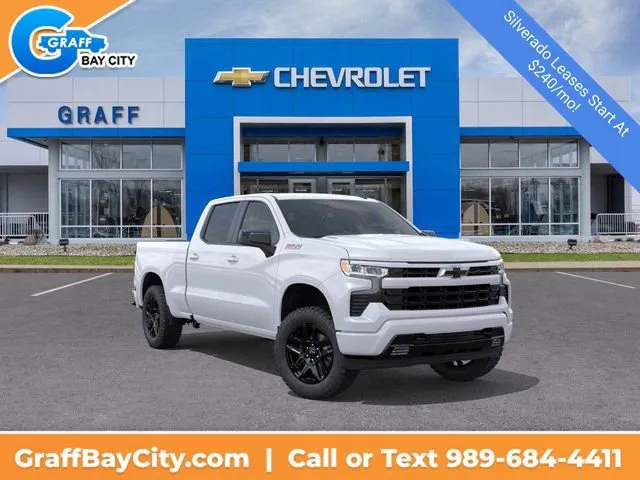 White 2026 Chevrolet Silverado 1500 RST for sale in Bay City, MI