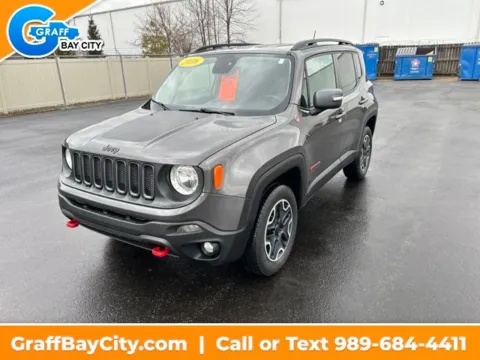 Gray 2016 Jeep Renegade Trailhawk for sale in Bay City, MI