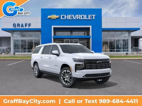White 2026 Chevrolet Suburban High Country for sale in Bay City, MI