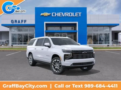 White 2026 Chevrolet Suburban High Country for sale in Bay City, MI