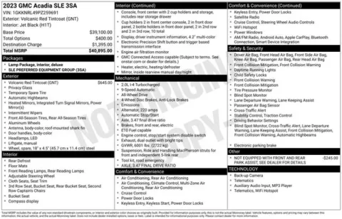 More photos of 2023 GMC Acadia SLE at Graff Chevrolet, INC., MI