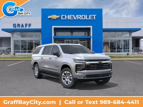 Gray 2026 Chevrolet Suburban LT for sale in Bay City, MI