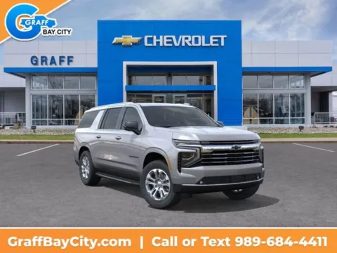 Gray 2026 Chevrolet Suburban LT for sale in Bay City, MI