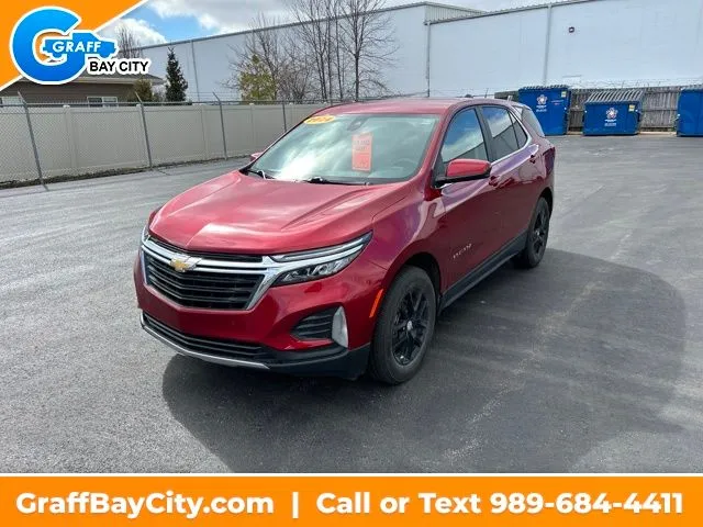 Red 2024 Chevrolet Equinox LT for sale in Bay City, MI