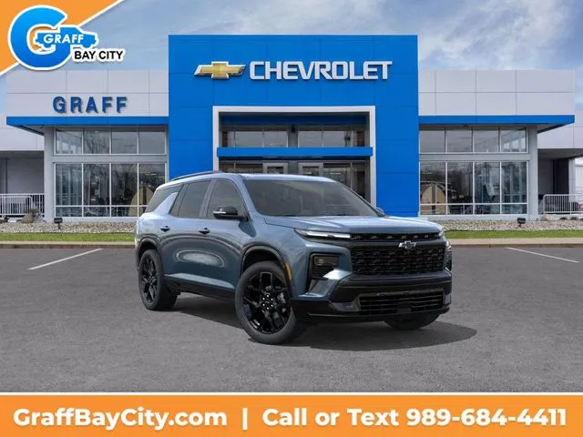Blue 2026 Chevrolet Traverse RS for sale in Bay City, MI