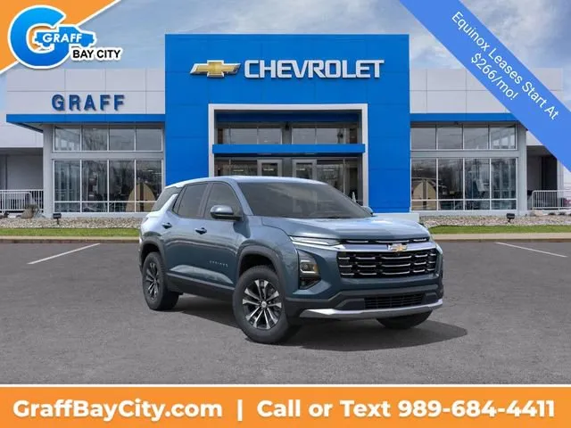 Blue 2026 Chevrolet Equinox LT for sale in Bay City, MI