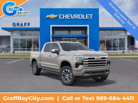 White 2026 Chevrolet Silverado 1500 High Country for sale in Bay City, MI